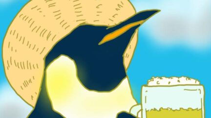 ペンギンのイラスト画像