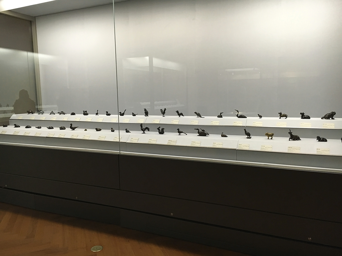 広い水滴の展示ケースの画像